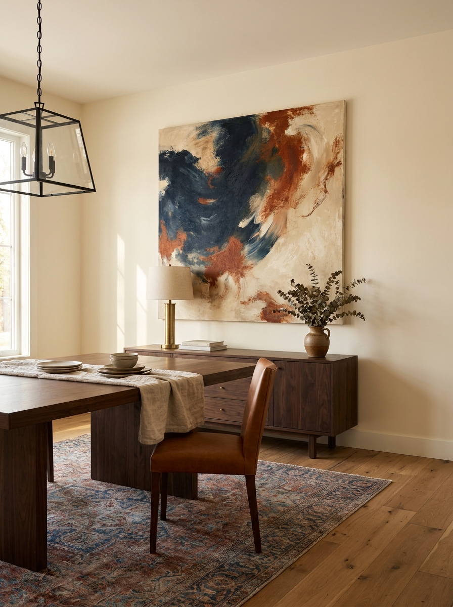 Oversized Abstract Canvas Art