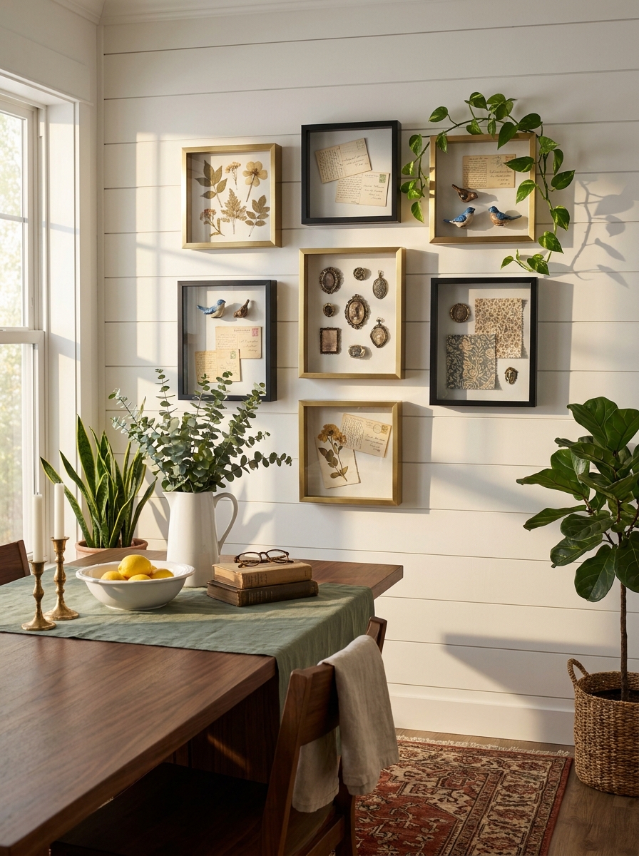Three-Dimensional Layered Shadow Box Display