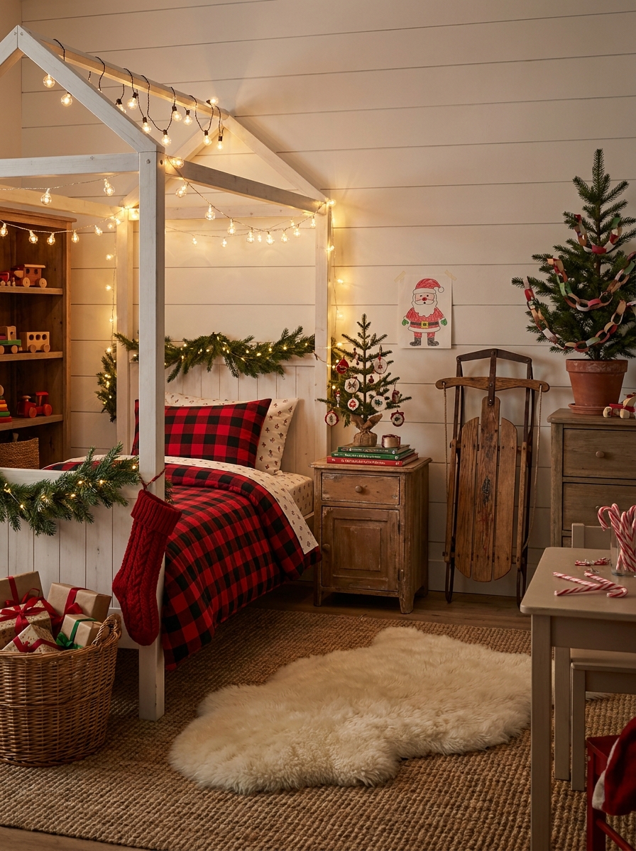 A Kids' Room That Feels Like Santa's Workshop