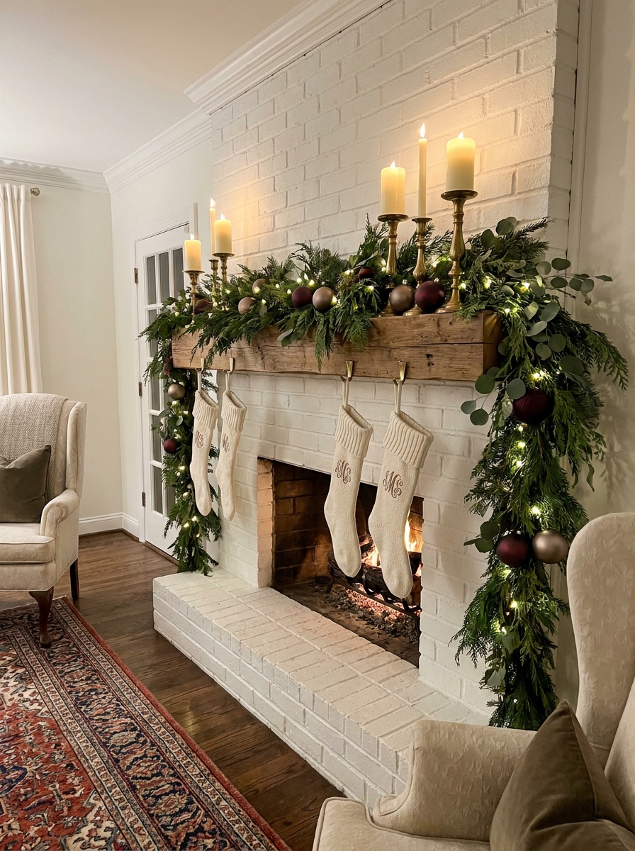 Layered Garland Magic on Your Mantel