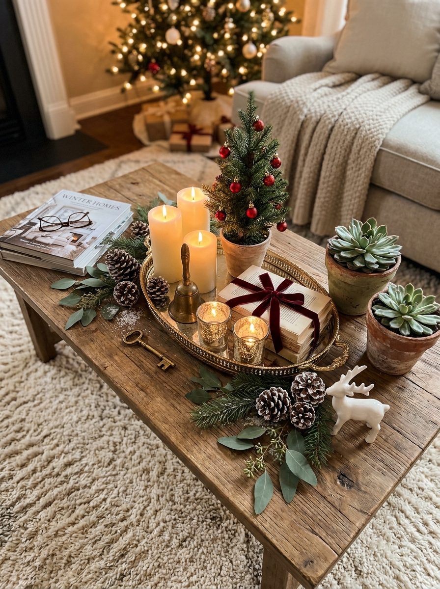 A Coffee Table That Becomes Your Holiday Centerpiece