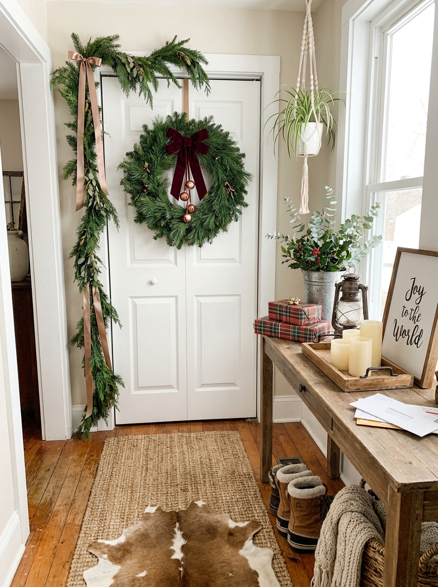 A Closet Door or Pantry That Gets a Festive Facelift