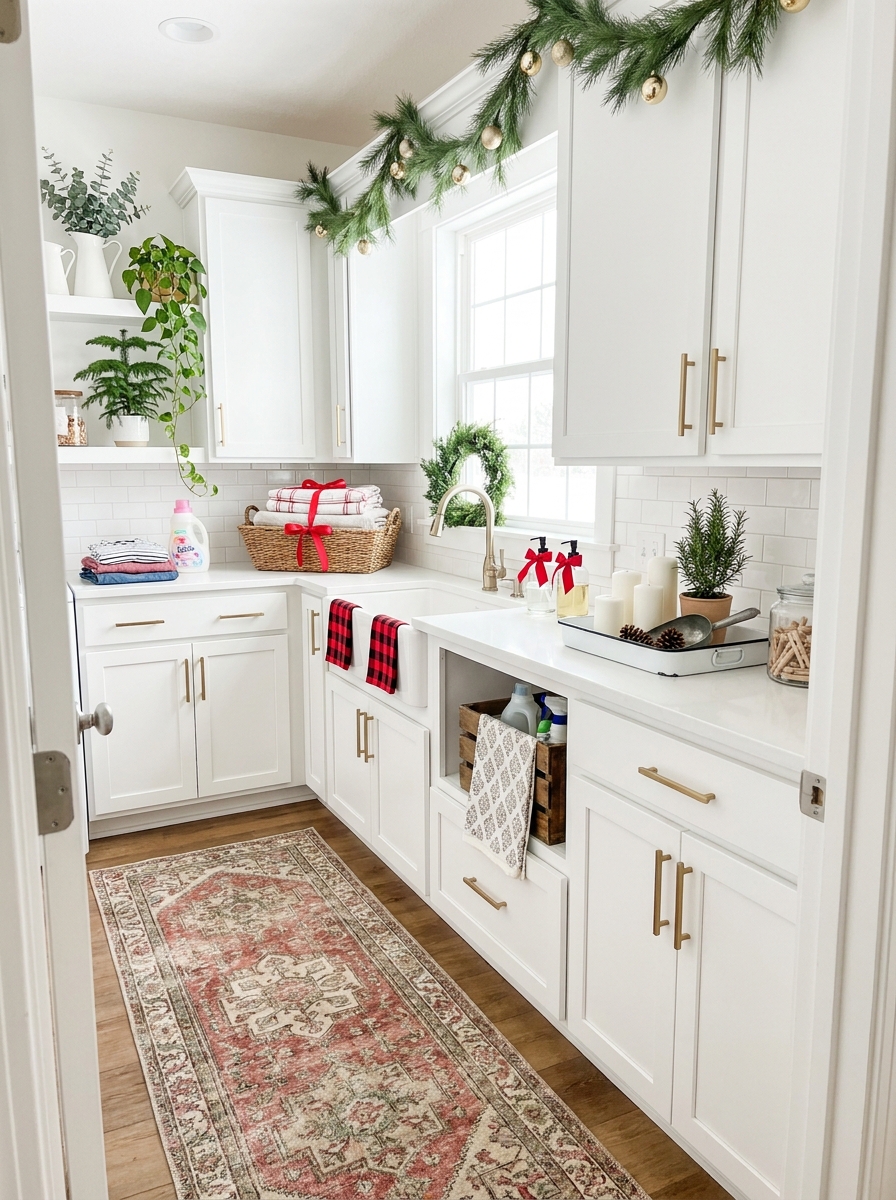 A Laundry Room That Makes Chores Feel Cheerful