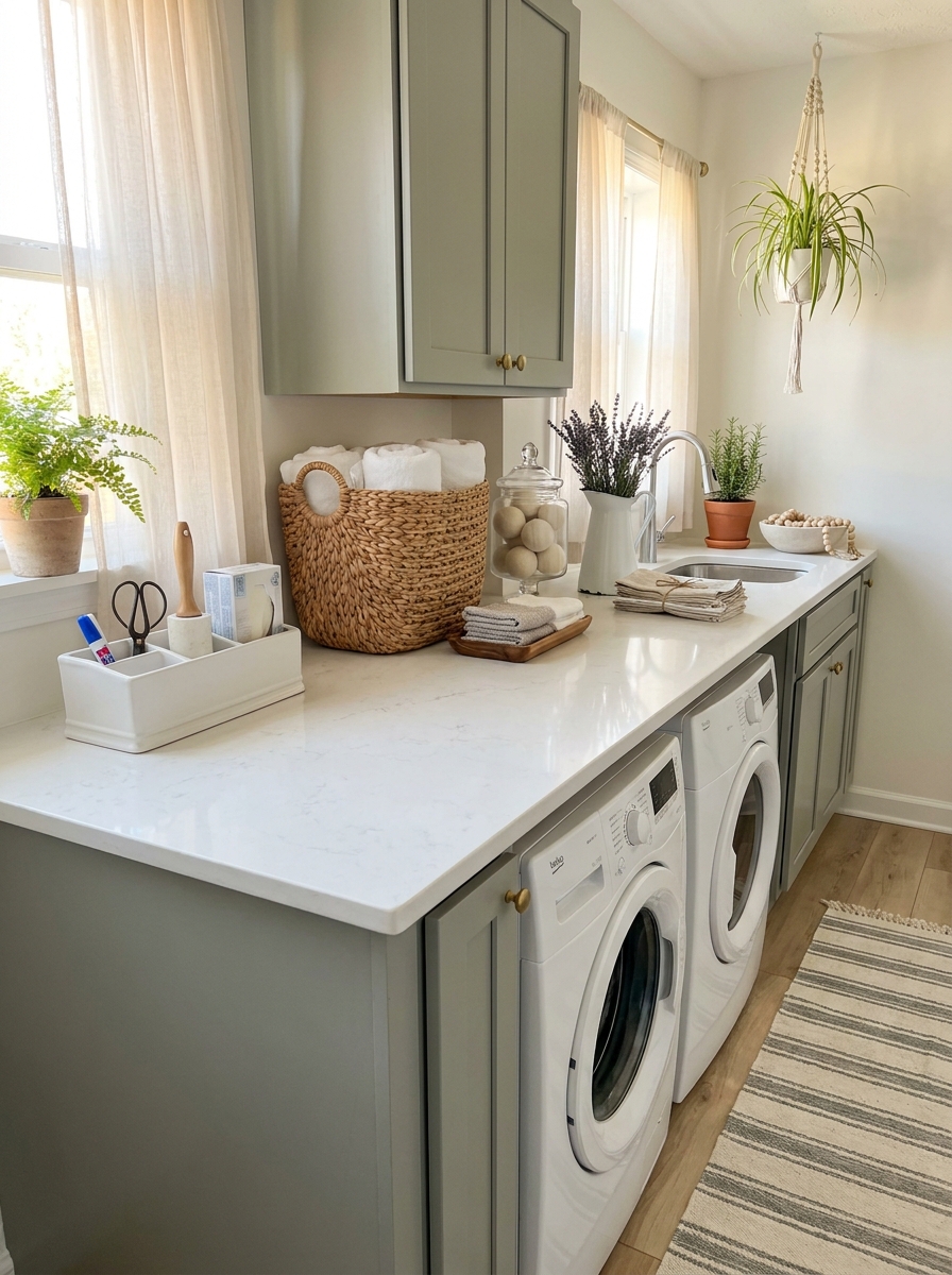 Add a Countertop Caddy for Daily Essentials