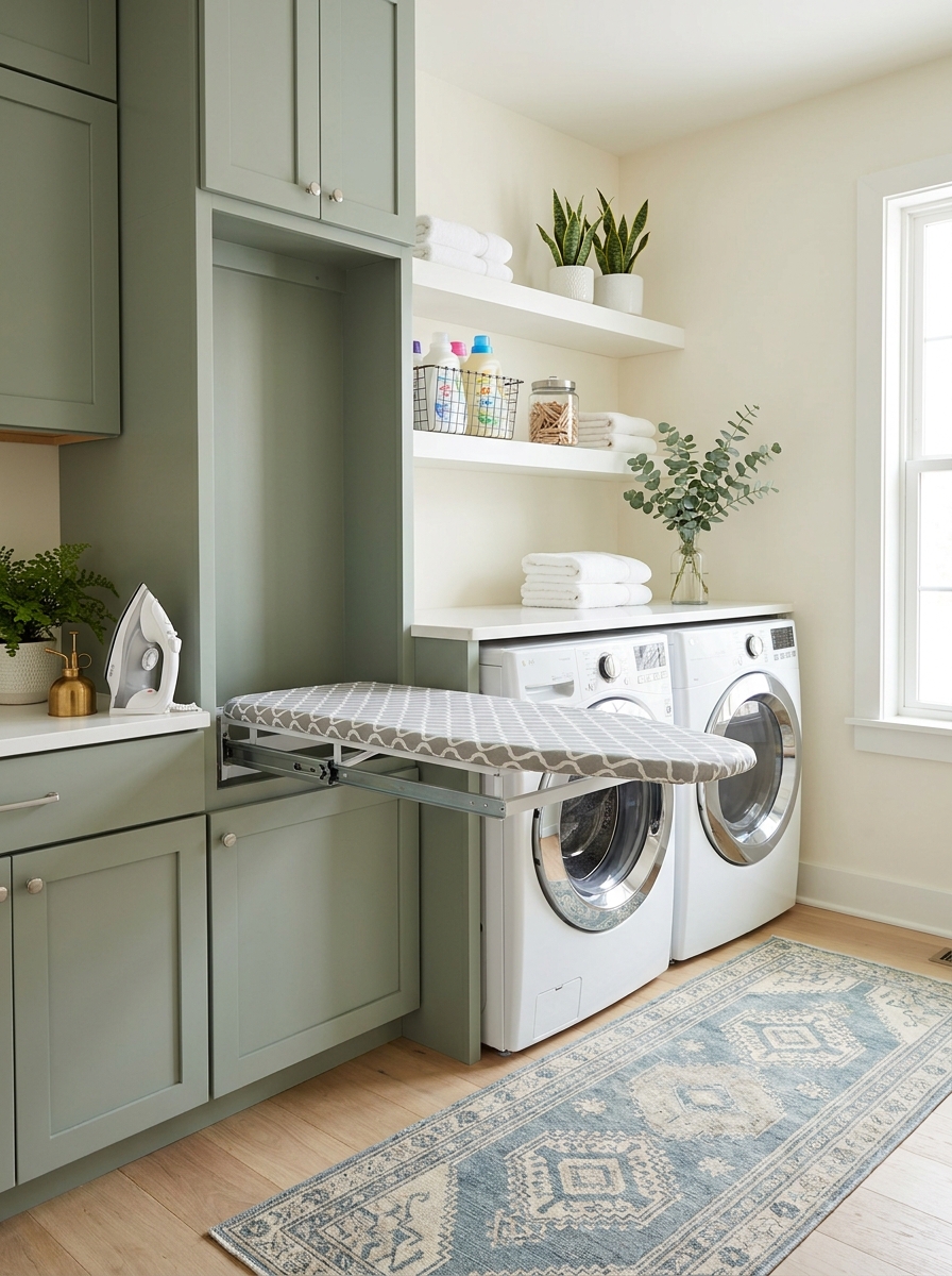 Mount a Fold-Down Ironing Board Inside a Cabinet
