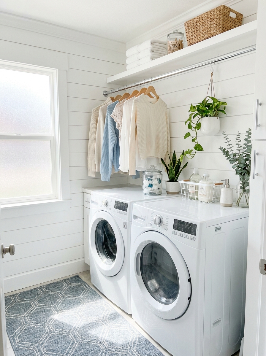 Add a Hanging Rod for Air-Drying Delicates