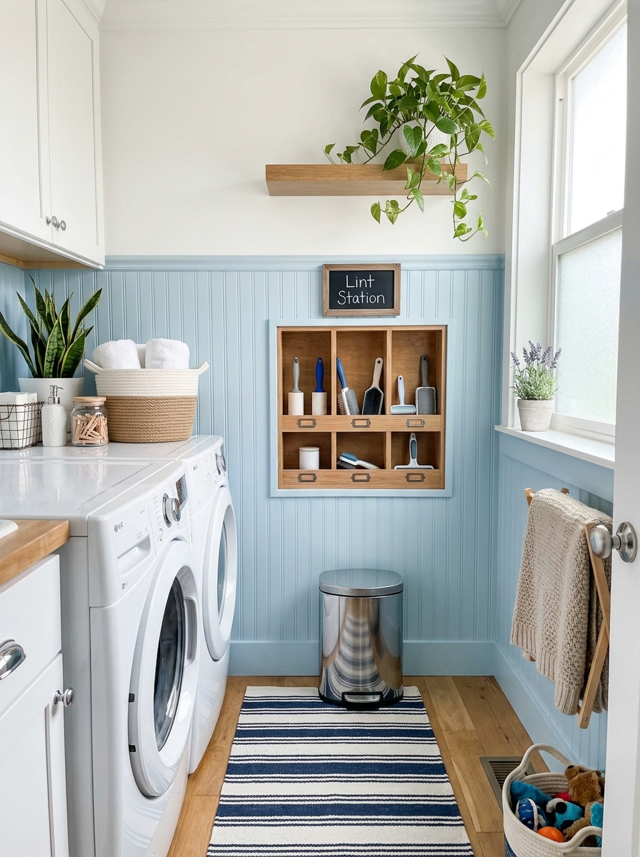 Add a Dedicated Lint and Pet Hair Removal Station