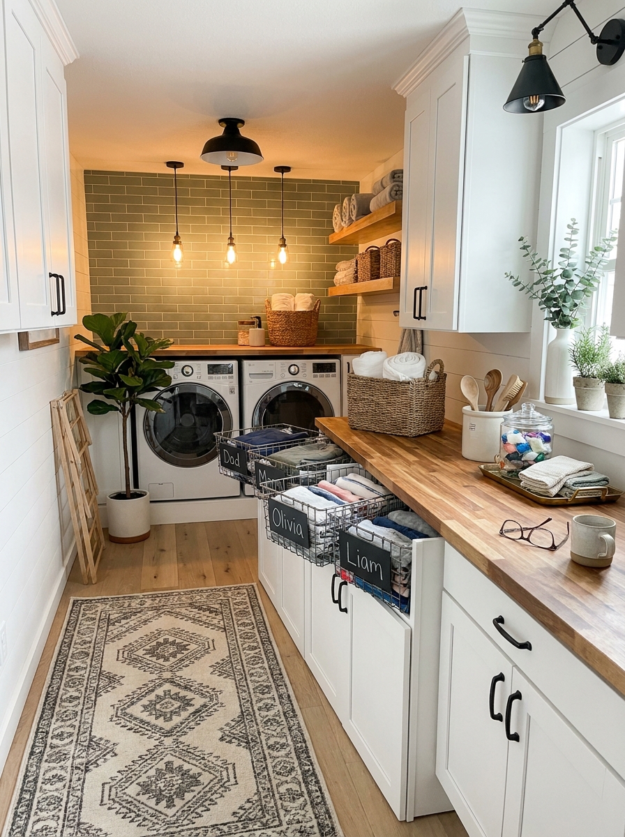Install a Countertop Sorting System with Divided Bins