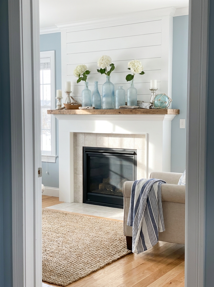 Frosted Sea Glass Vase Transformation