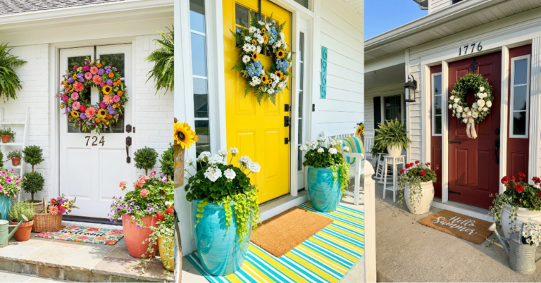 24 Dreamy Summer Front Door Styles to Love