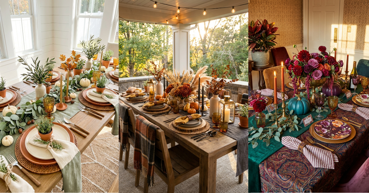 27 Gorgeous Thanksgiving Tablescapes to Wow Your Guests