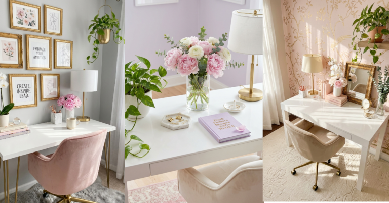 27 Feminine Home Office Decor Ideas to Spark Joy