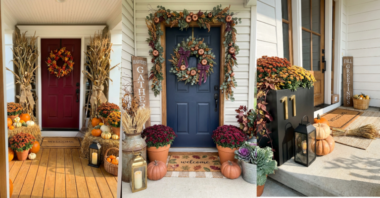 32 Cozy Fall Front Porch Decor Ideas That Welcome You Home