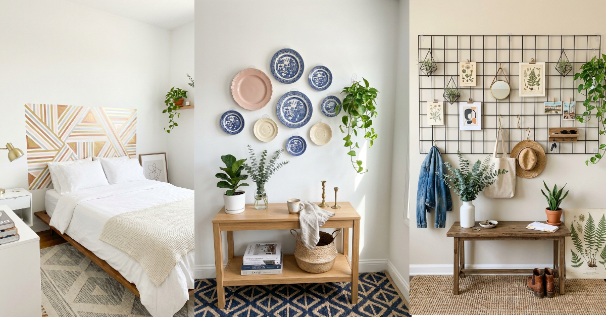 23 Renter-Friendly Wall Decor Ideas to Transform Your Space