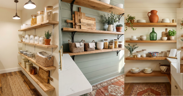 18 Gorgeous Open Kitchen Shelving Looks You'll Actually Use