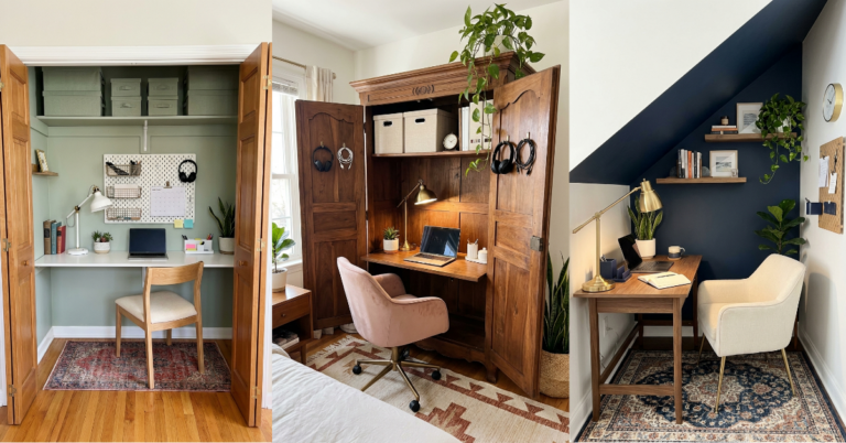 25 Small Home Office Ideas That Work Hard + Look Good