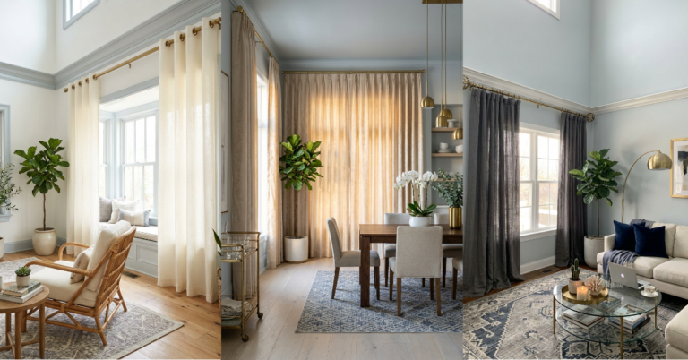 18 Gorgeous Curtain Tricks That Transform Any Ceiling