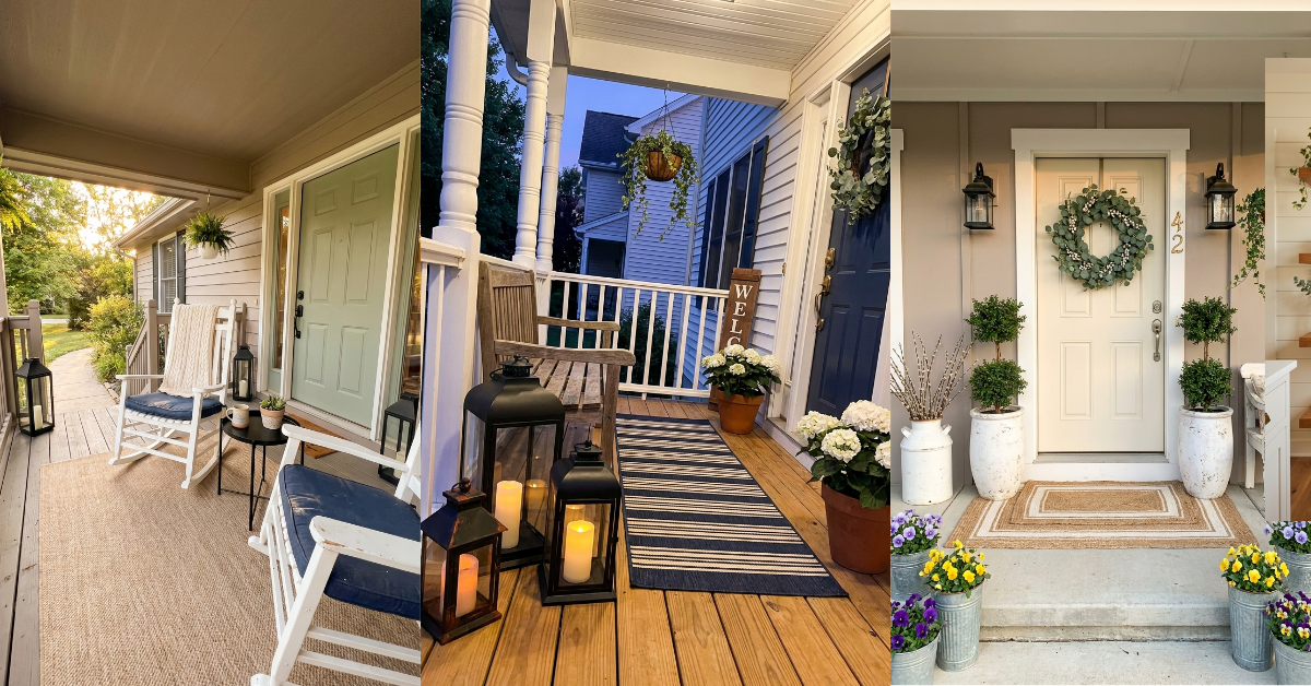 25 Front Porch Decor Ideas That Welcome Every Season